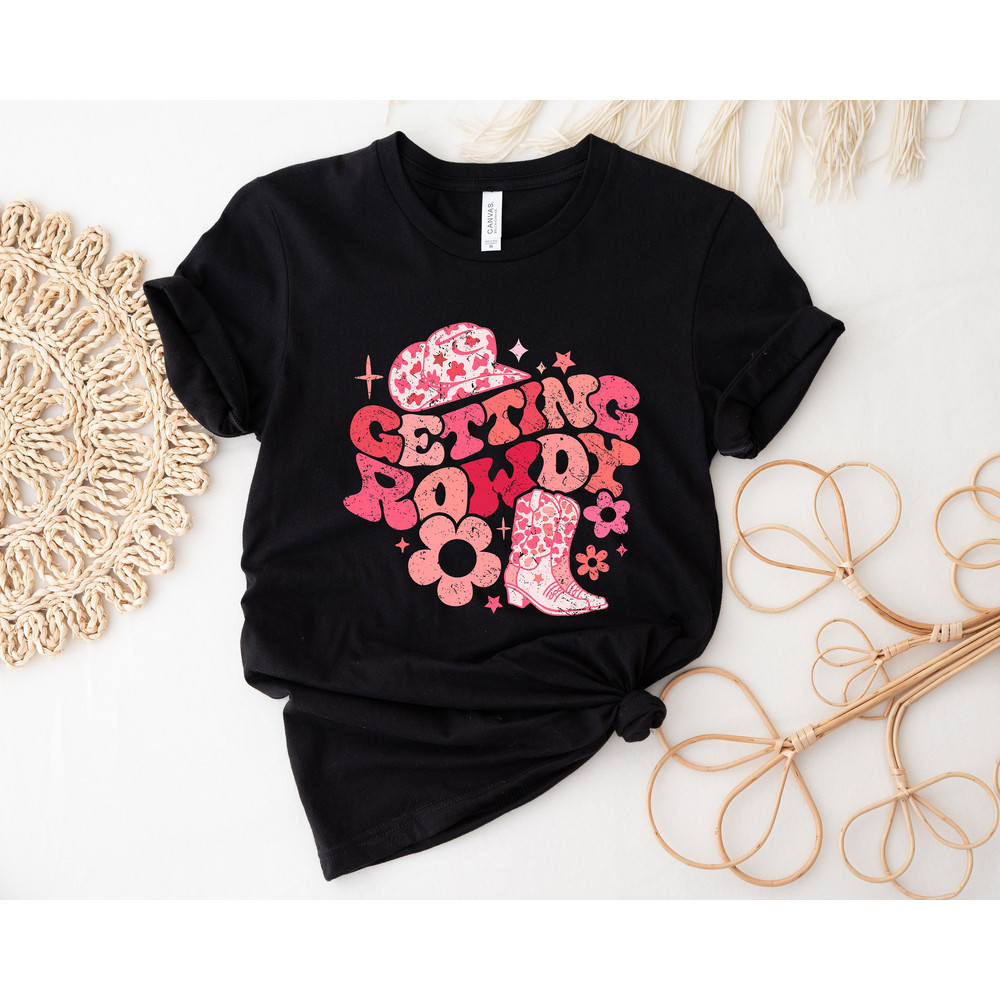 Country Bachelorette Shirts, Getting Hitched Rowdy Shirt, Team Bride Shirt, Bride To Be, Western Bachelorette Party Favors, Wedding Gifts - 3.jpg