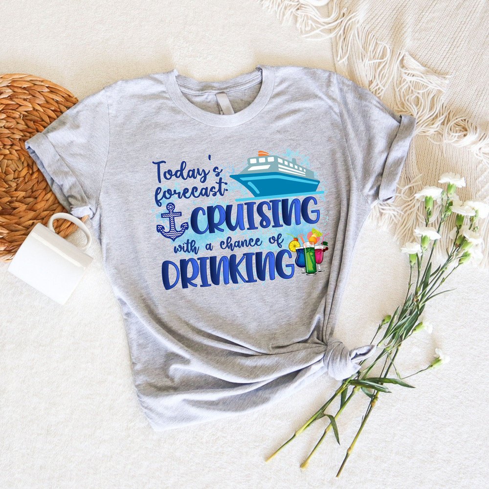 Cruising Together Shirt,cruising with a chance of drinking, girls trip, girls weekend,family cruise, cruise shirt,cruise tshirt,crusing tees - 2.jpg