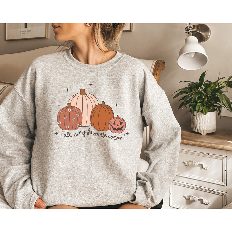 Fall Is My Favorite Color Shirt, Pumpkin Patch Shirt, Autumn Gifts, Pumpkin Crewneck, Fall is my favorite color Sweatshirt, Autumn shirts - 2.jpg