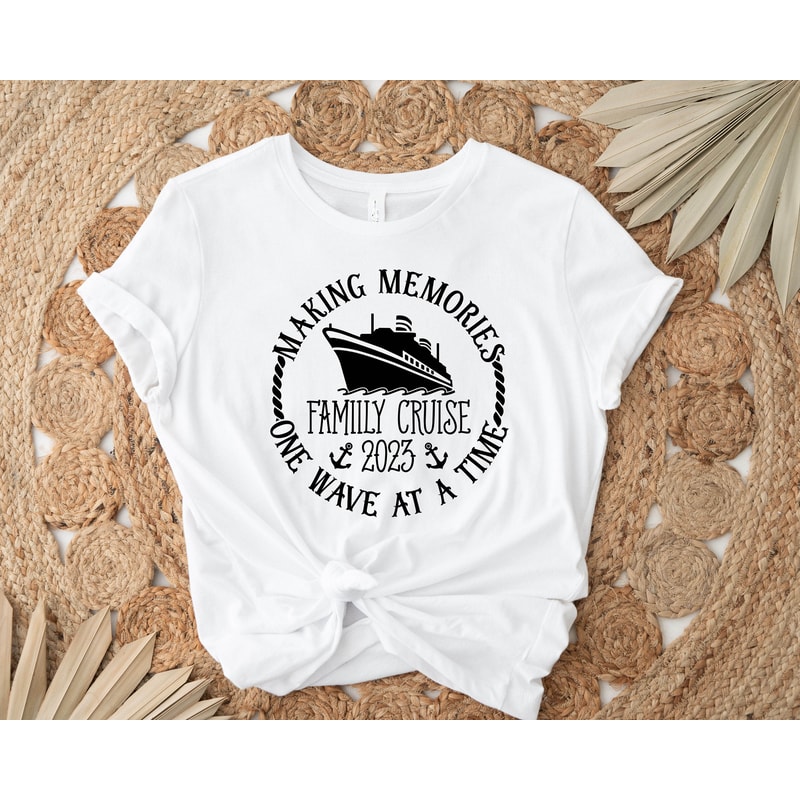 Family Cruise Making Memories Together Tee,Custom Family Shirt,Matching Family Tee,2023 Family Matching Vacation Tee,2023 Cruise Squad Shirt - 2.jpg