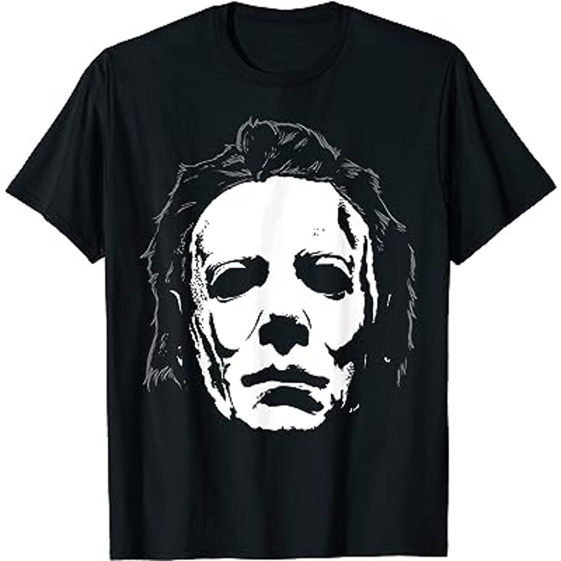 Michael Myers Mask Big Face T-Shirt.jpg