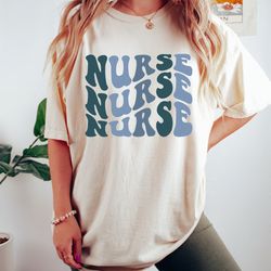 groovy nurse shirt, registered nurse, nurse appreciati