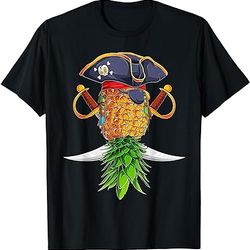 pirate upside down pineapple swingers lifestyle t-shirt