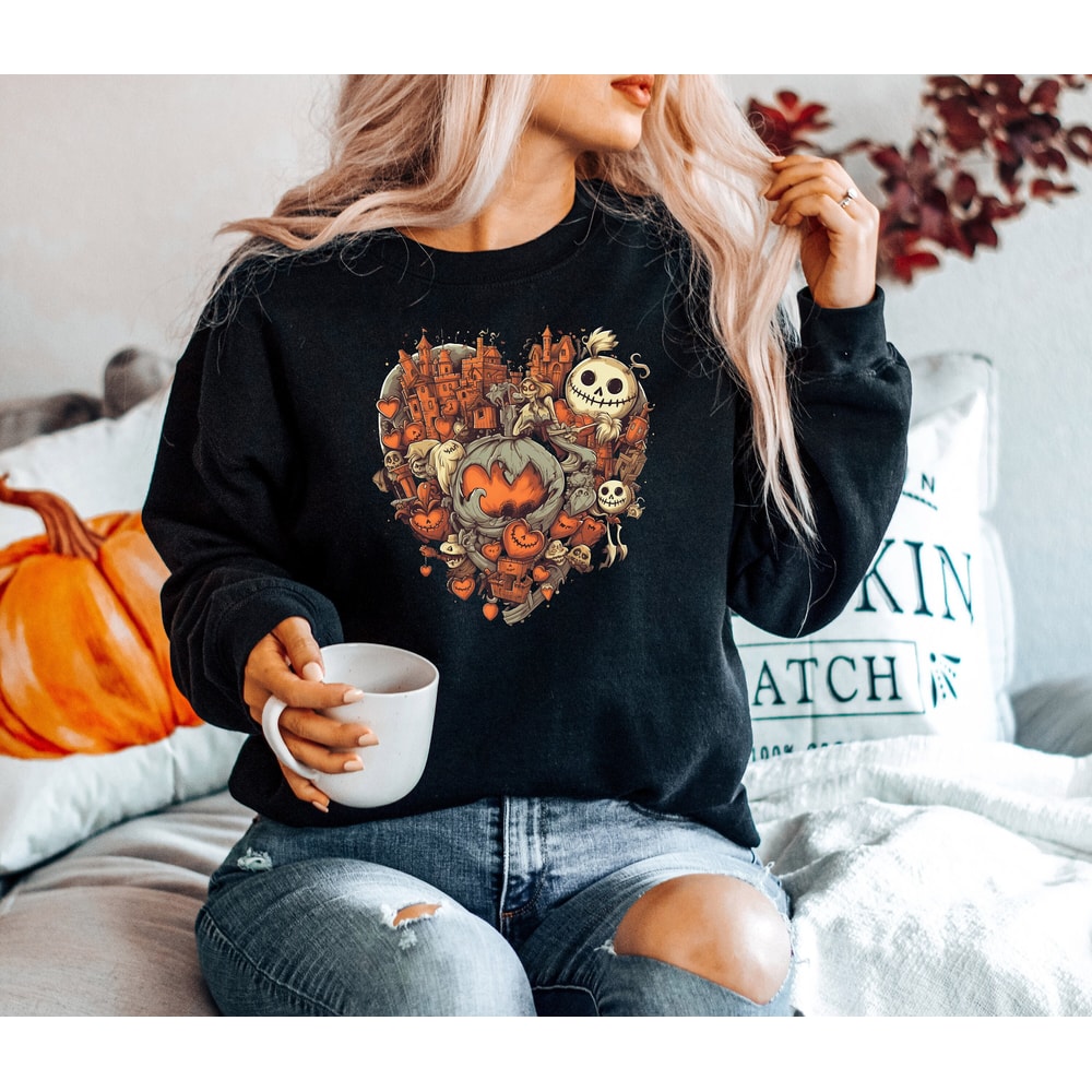 Halloween Sweatshirt, Spooky Season Shirt, Ghost Halloween, Halloween Gift shirt, Womens Halloween Sweatshirt, Spooky Season sweatshirt - 1.jpg