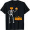 Funny Pumpkin Skeleton Bowling Matching Halloween T-Shirt.jpg
