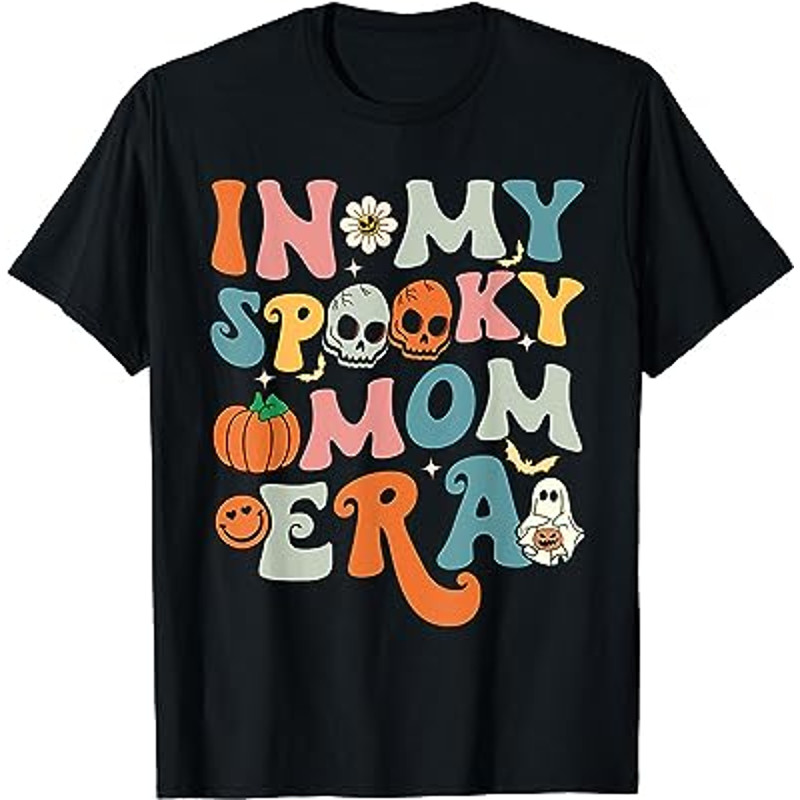 In My Spooky Mom Era Funny Halloween Women Groovy T-Shirt.jpg