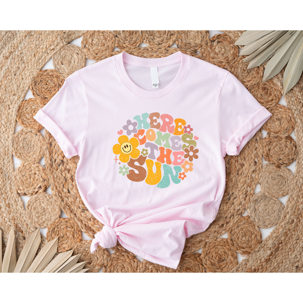 Here Comes The Sun Shirt, Summer Shirt, Beach Vacation Shirt,Beach Shirt,Summer Outfit,Vacation Shirt,2023 Beach Shirt,Summer Vacation Shirt - 2.jpg
