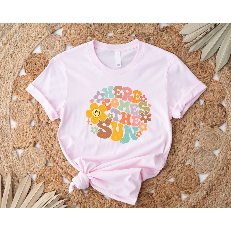 Here Comes The Sun Shirt, Summer Shirt, Beach Vacation Shirt,Beach Shirt,Summer Outfit,Vacation Shirt,2023 Beach Shirt,Summer Vacation Shirt - 2.jpg