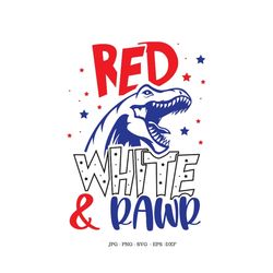 Dinosaur Svg, 4th of July, Toddler Svg, America Svg, Fun Gift Ideas, 4th of July Shirt, Boys 4th of July, Red White and