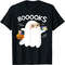 Booooks Cute Ghost Reading Library Books Halloween T-Shirt.jpg