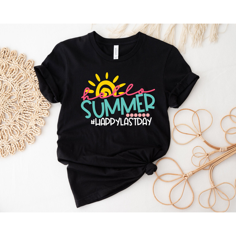Last Day of School, Hello Summer Happy Last Day of School Shirts, Hello Summer, School's Out For Summer, End Of School Year, Goodbye School - 2.jpg
