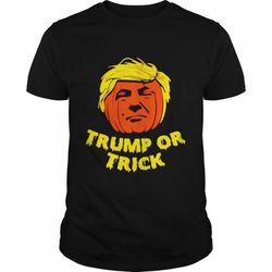 pumpkin trump or trick halloween shirt