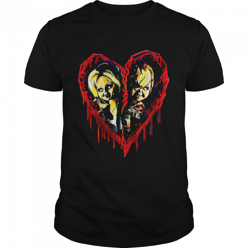 Chucky And Tiffany Heart Chucky T-Shirt.jpg