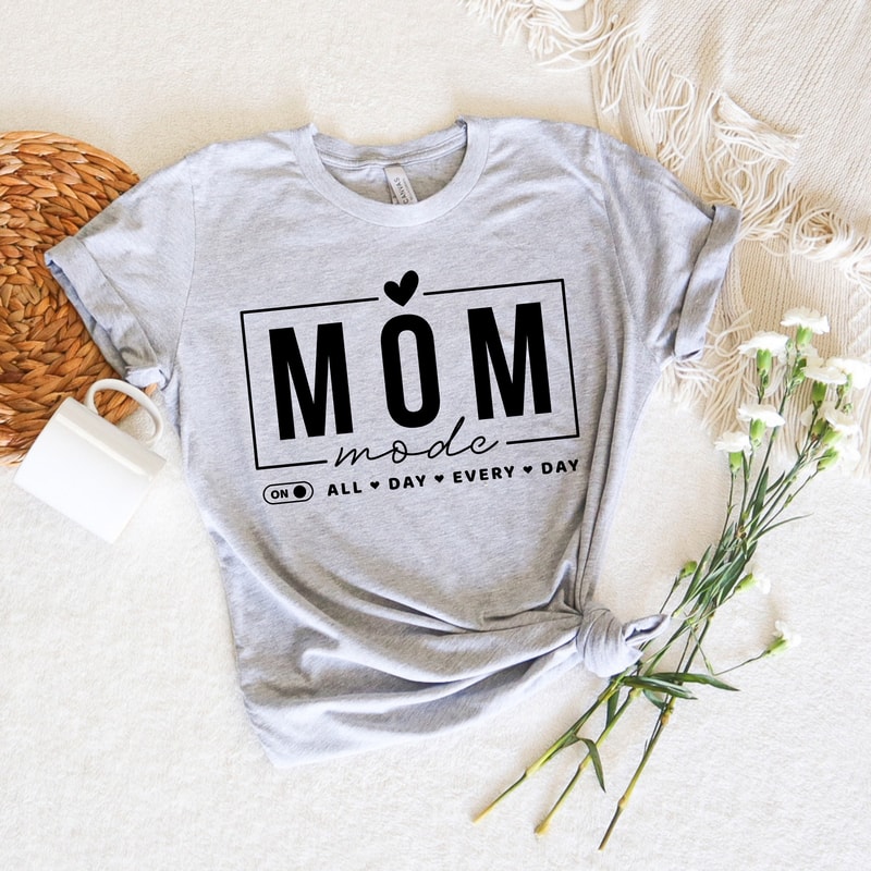 Mom Mode All Day Every Day Sweatshirt, Gift For Mama, Present For Mother, Mode All Day Hoodie, Mothers Day Sweatshirt, Cool Mom Life Sweater - 2.jpg