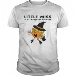 vintage little miss halloween queen shirt