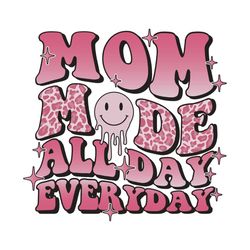 happy leopard mom smile face sayings png