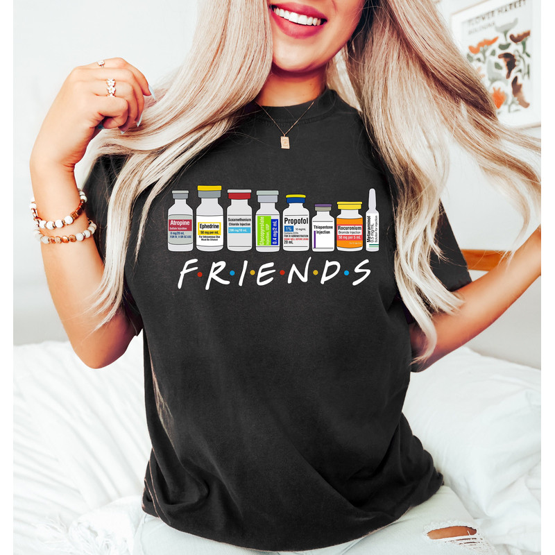 Nurse Friends, ICU Propofol Shirt, Propofol CRNA Medical Critical Care, Friends Nurse Shirt, Gift For Crna, ICU Critical Care Nurse shirt - 1.jpg