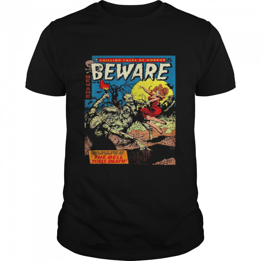 Zombie Comic Book Halloween Horror Vintage Shirt.jpg