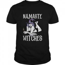 namaste witches witch monster scary halloween shirt