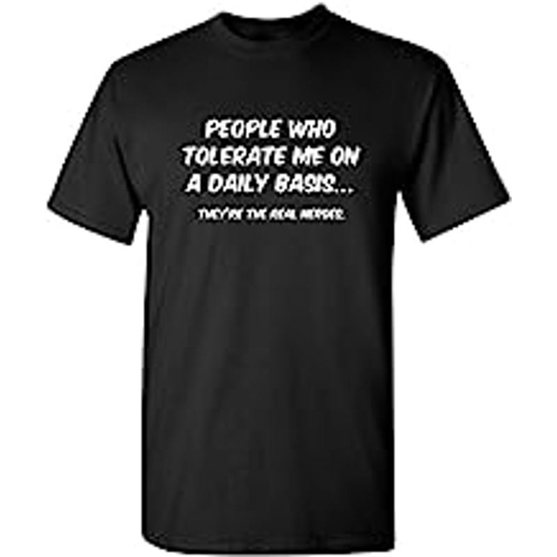 People Who Tolerate Me Youth Sarcastic Funny T Shirt YM Black.jpg