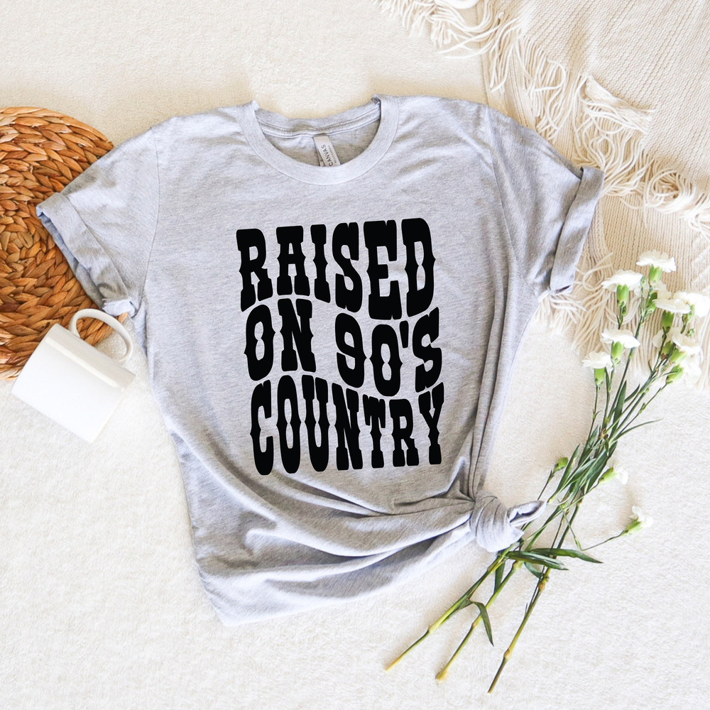 Raised on 90s Country Shirt, Country Concert Tee, Distressed,Vintage 90s Country Tee, Western TShirt,Country Music Lover Shirt,Western shirt - 2.jpg