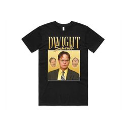 dwight schrute homage us office t-shirt tee top michael scott vintage 90's retro