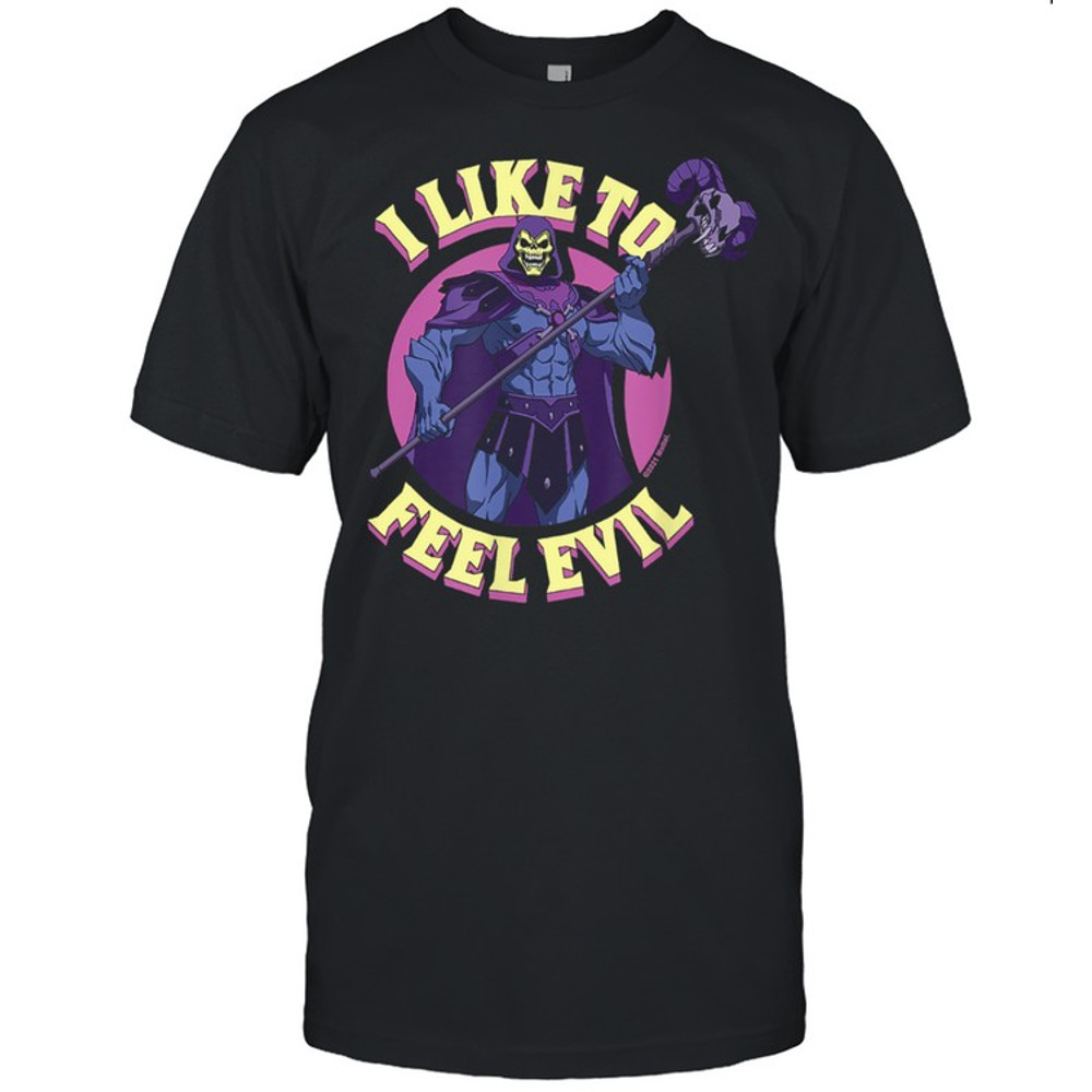 Masters of the Universe Revelation Skeletor Feel Evil shirt.jpg