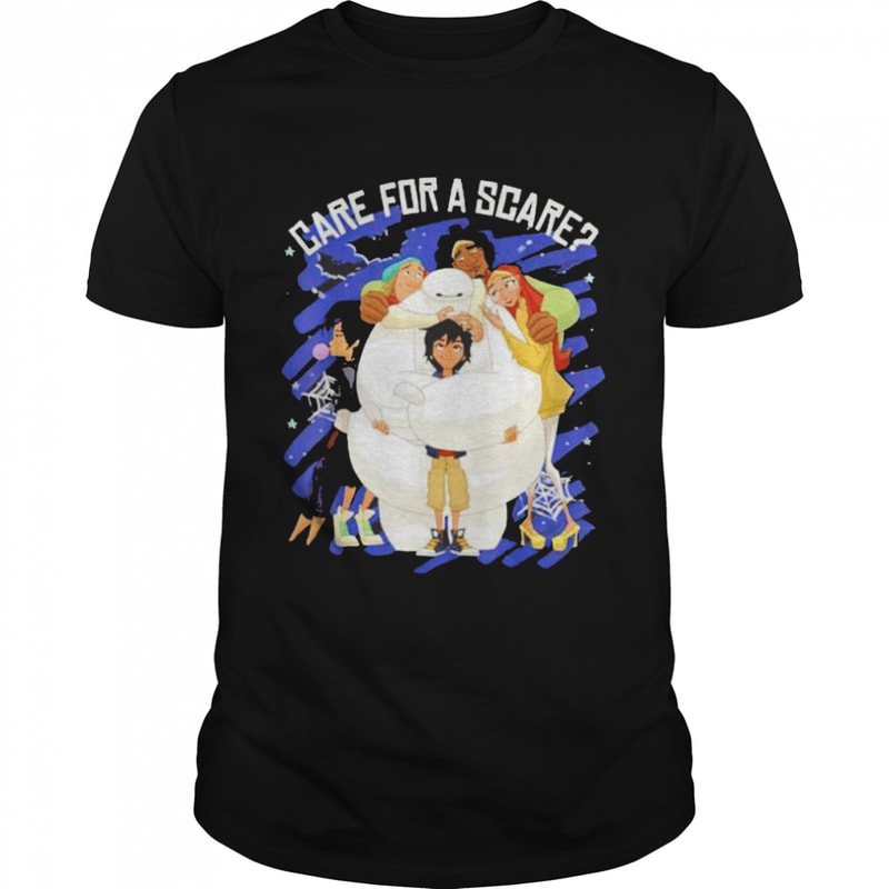 Nice disney Big Hero 6 Baymax Care For Scare Halloween shirt.jpg