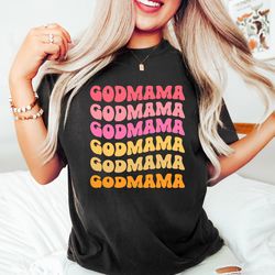 retro godmother shirt for mothers day, god mother prop