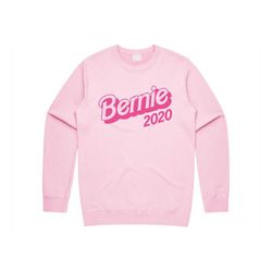 bernie sanders pink 2020 jumper sweater sweatshirt us president election campaign funny vote