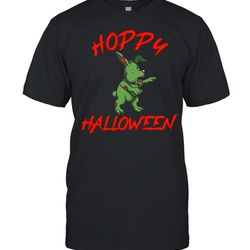 hoppy halloween from your favorite brain eating rabbit t-shirt
