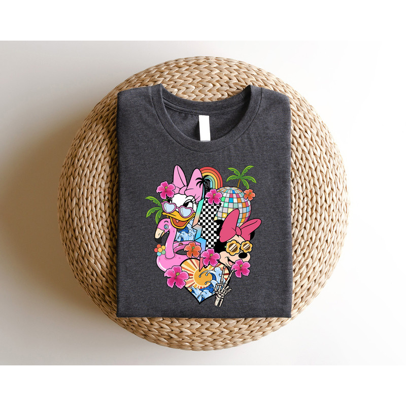 Retro Minnie and Daisy Shirt, Minnie and Daisy Summer Shirt, Beach Shirt, Summer Women Tshirt, Disney Women Beach Shirt, Summer Girls Tshirt - 3.jpg