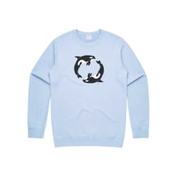 orca yin yang jumper sweater sweatshirt funny cute killer whale animal lover gift