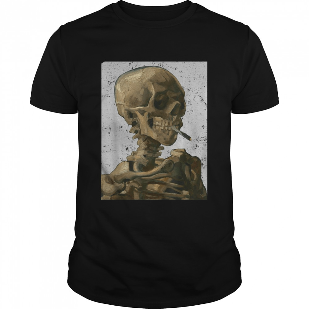 Vintage Van Gogh SkullVan Gogh Head of A Skeleton Halloween Shirt.jpg