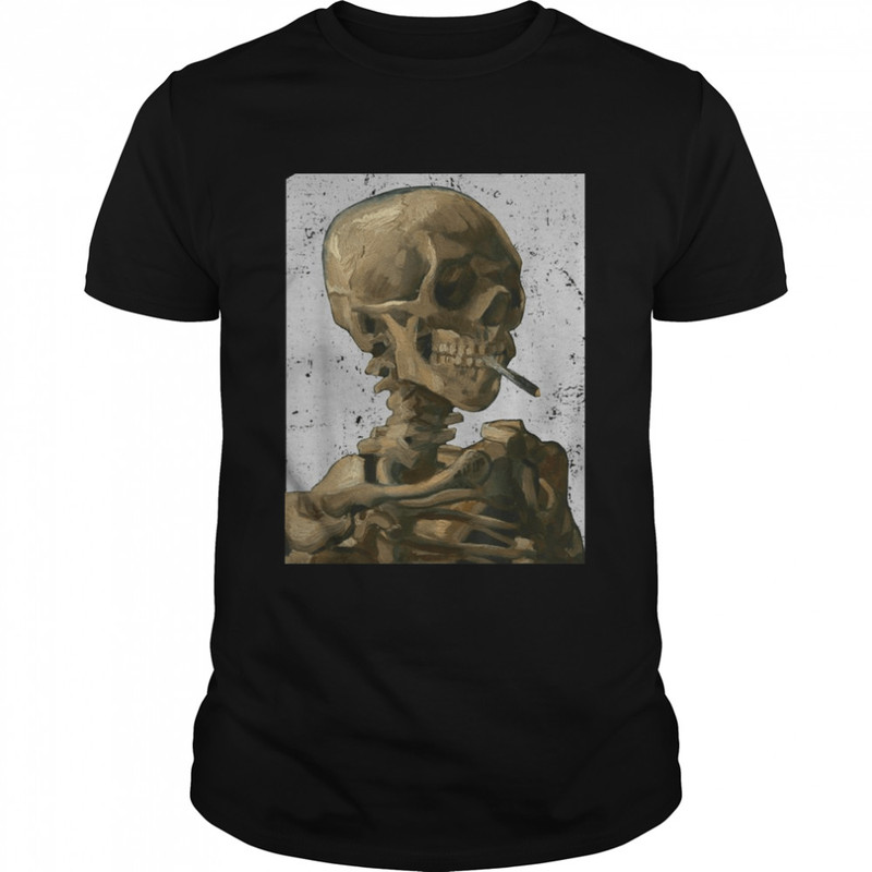 Vintage Van Gogh SkullVan Gogh Head of A Skeleton Halloween Shirt.jpg