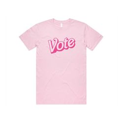 vote pink t-shirt tee top us election campaign for president cute shirt retro