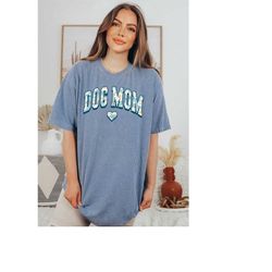 comfort colors tee, dog mom shirt, new dog mom shirt, proud puppy mama, mothers day gift, golden retriever mom, girl mam