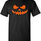 Teeth Pumpkin Emoticon Graphic Costume Funny Halloween T-Shirt.jpg
