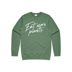 eat more plants jumper sweater sweatshirt funny vegan vegetarian are friends