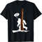 Funny Bigfoot Hiding Behind Tree for Sasquatch Believer T-Shirt.jpg