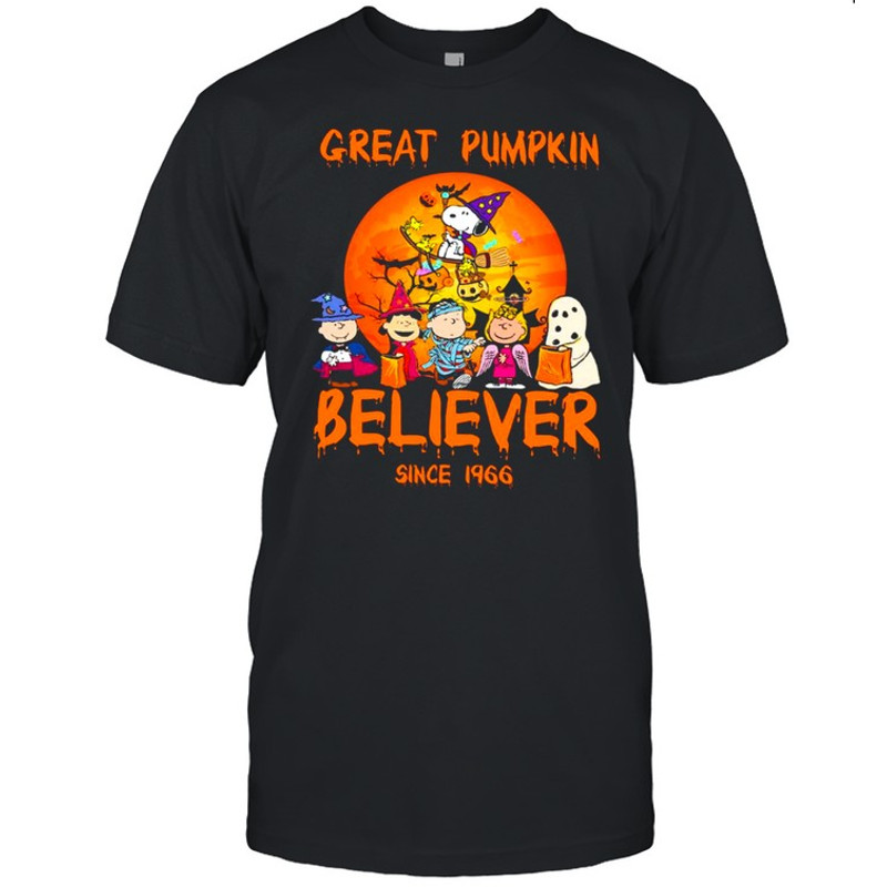 The Peanuts Snoopy And Friends Great Pumpkin Believer Halloween Shirt.jpg