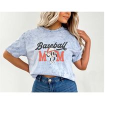 comfort colors tie dye, baseball mom, sports mom shirt, baseball biggest fan, parents of baseball, mothers day gift, mom
