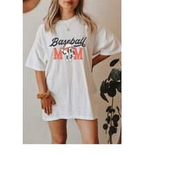 comfort colors tee, baseball mom, sports mom shirt, baseball biggest fan, parents of baseball, mothers day gift, mom of