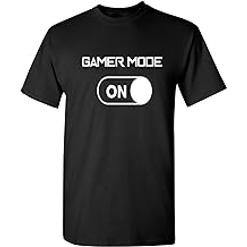 Gamer Mode On Video Game Graphic Novelty Sarcastic Funny T Shirt.jpg