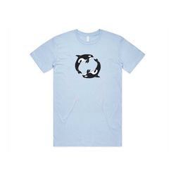 orca yin yang t-shirt tee top funny cute killer whale animal lover gift