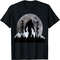 Bigfoot in the Forest Moon Night Cool Sasquatch Men women T-Shirt.jpg