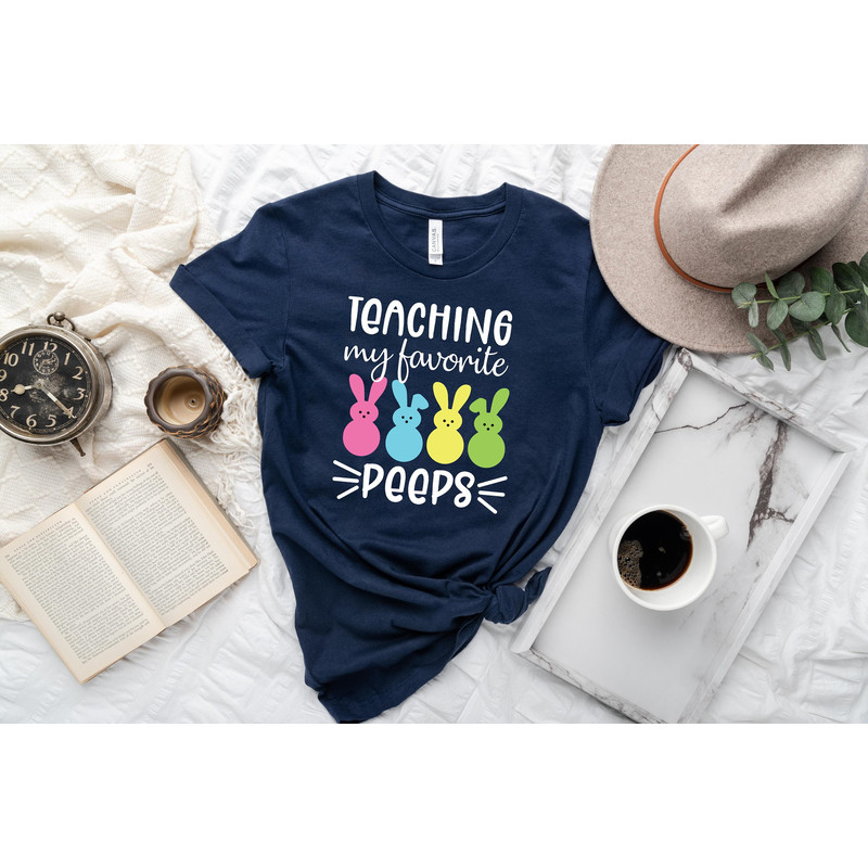 Teaching My Favorite Peeps Shirt, Teacher Shirt, Easter Teacher Shirt, Teacher T-Shirt, Teacher Tee, Peeps T-Shirt, Easter Shirt, Easter Day - 1.jpg