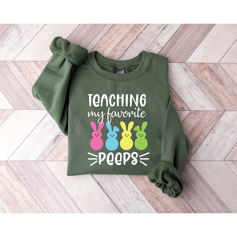 Teaching My Favorite Peeps Shirt, Teacher Shirt, Easter Teacher Shirt, Teacher T-Shirt, Teacher Tee, Peeps T-Shirt, Easter Shirt, Easter Day - 2.jpg
