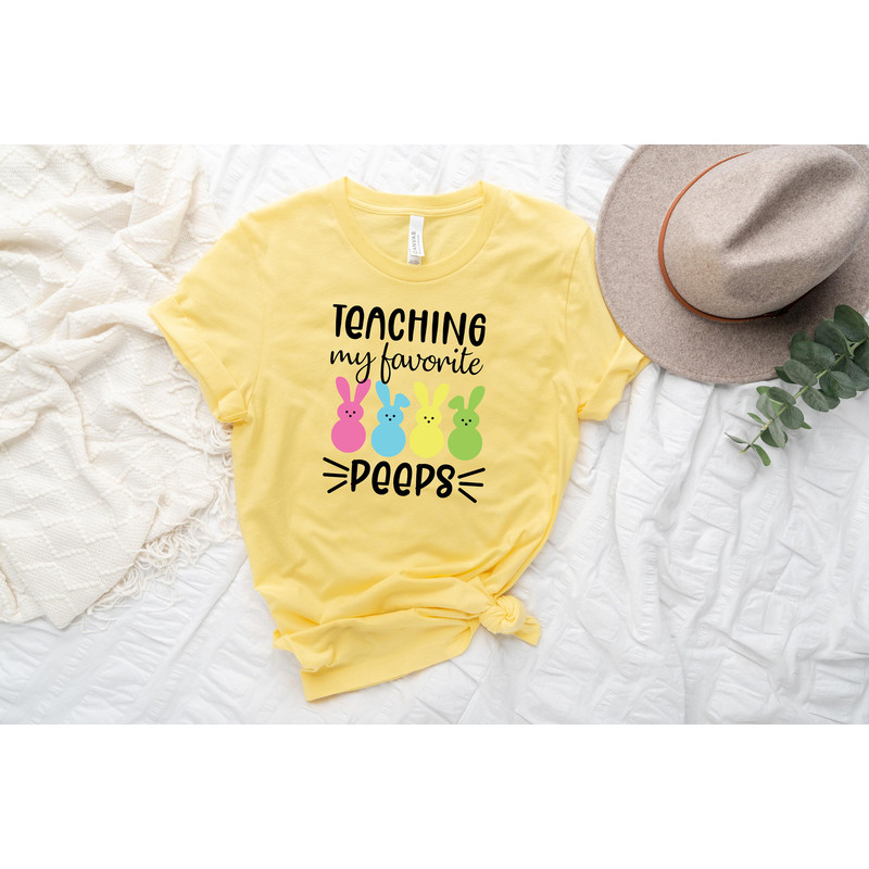 Teaching My Favorite Peeps Shirt, Teacher Shirt, Easter Teacher Shirt, Teacher T-Shirt, Teacher Tee, Peeps T-Shirt, Easter Shirt, Easter Day - 3.jpg
