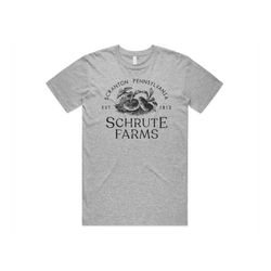 schrute farms t-shirt tee top us office dwight michael scott funny